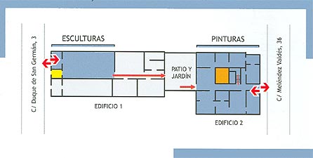 Plano del Museo de Bellas Artes