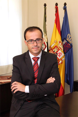 Valent&iacute;n Cort&eacute;s Cabanillas. Presidente de Diputaci&oacute;n de Badajoz