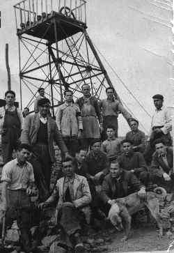 Foto: Trabajadores de la mina