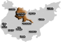 Mapa de la provincia de Badajoz