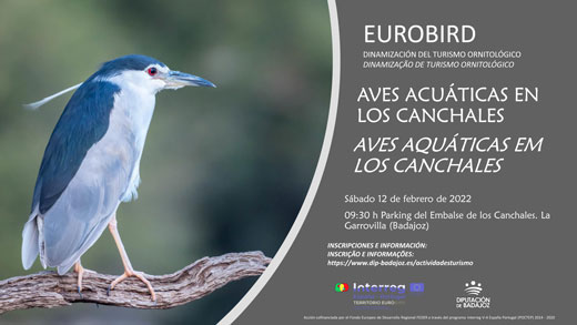 Eurobird. Programa de dinamización de turismo ornitológico: Invernada aves acuaticas ZEPA Embalse Los Canchales