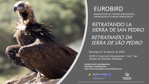Eurobird. Programa de dinamización de turismo ornitológico: Retratando la Sierra de San Pedro