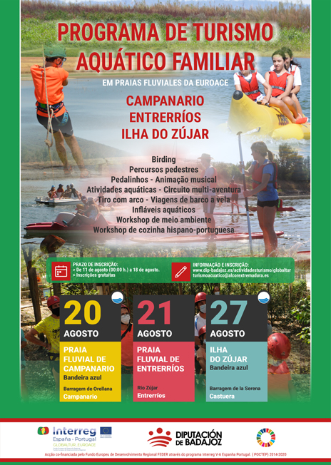 Globaltur. Programa de turismo acuático familiar. Portugués