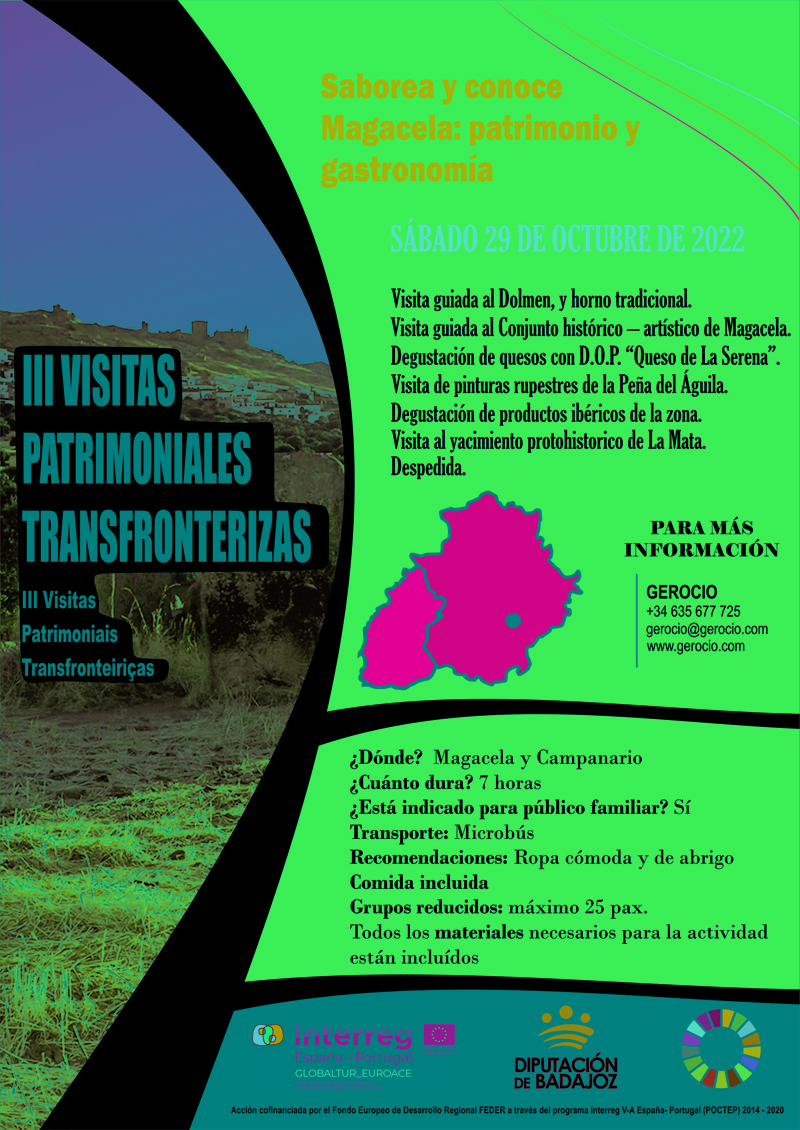 Portada Globaltur. III Programa de Visitas Patrimoniales Turísticas: Castuera