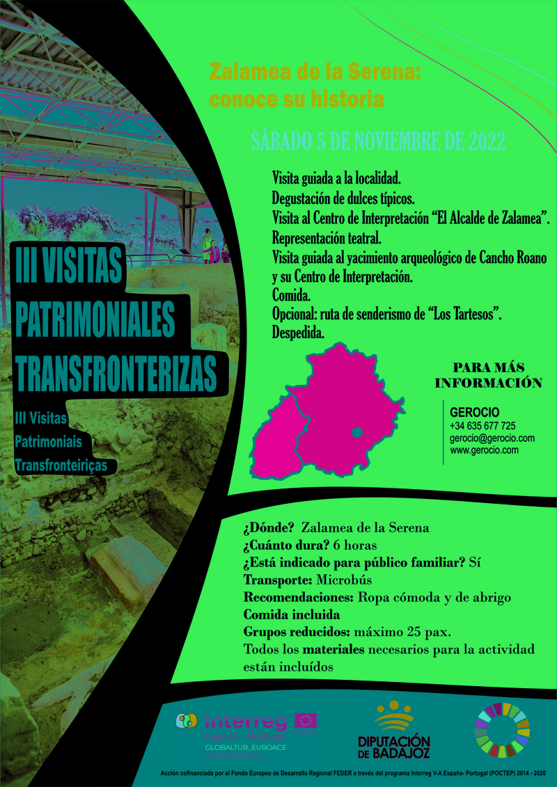 Portada Globaltur. III Programa de Visitas Patrimoniales Turísticas: Almendralejo