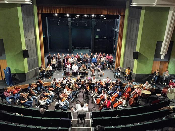 Ensayo general ópera"El Gato con Botas"