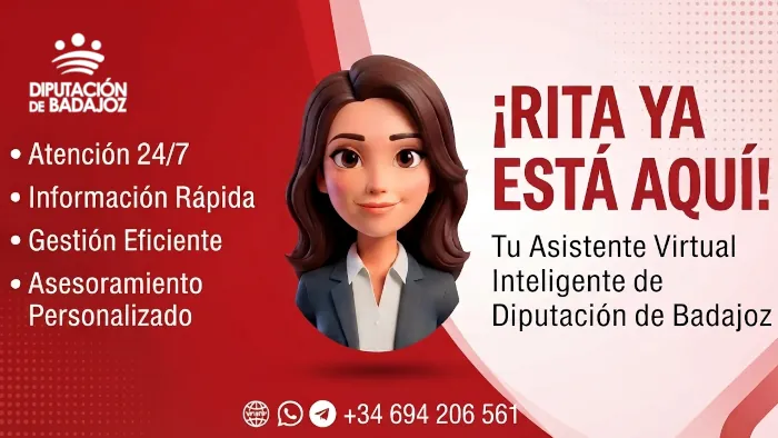 Imagen Tu Asistente Virtual Inteligente de Diputación de Badajoz