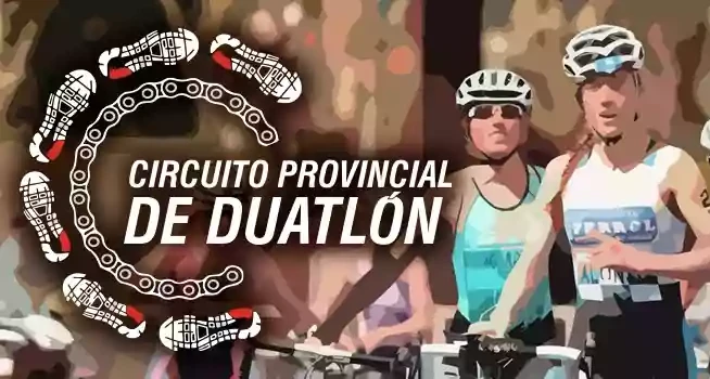 Cartel «Circuito provincial de duatlón»