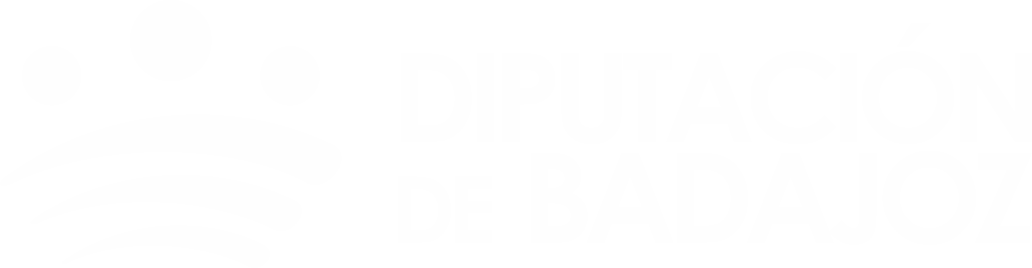 Logo Diputación de Badajoz. Transparente Horizontal