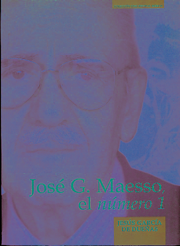 Portada del libro dedicado al productor José G. Maesso