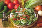 Foto: Ensalada con productos de la huerta