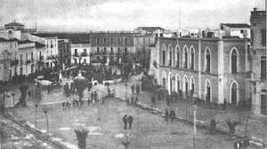 Foto: Vista de Olivenza a principios de siglo
