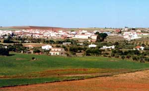 Foto: Vista desde la carretera de Valverde de Mérida