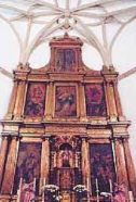 Foto: Retablo mayor de la Iglesia Parroquial de Santa Marta