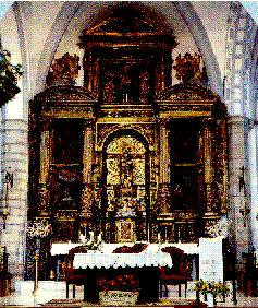 Foto: Retablo Mayor de la parroquia de Talavera