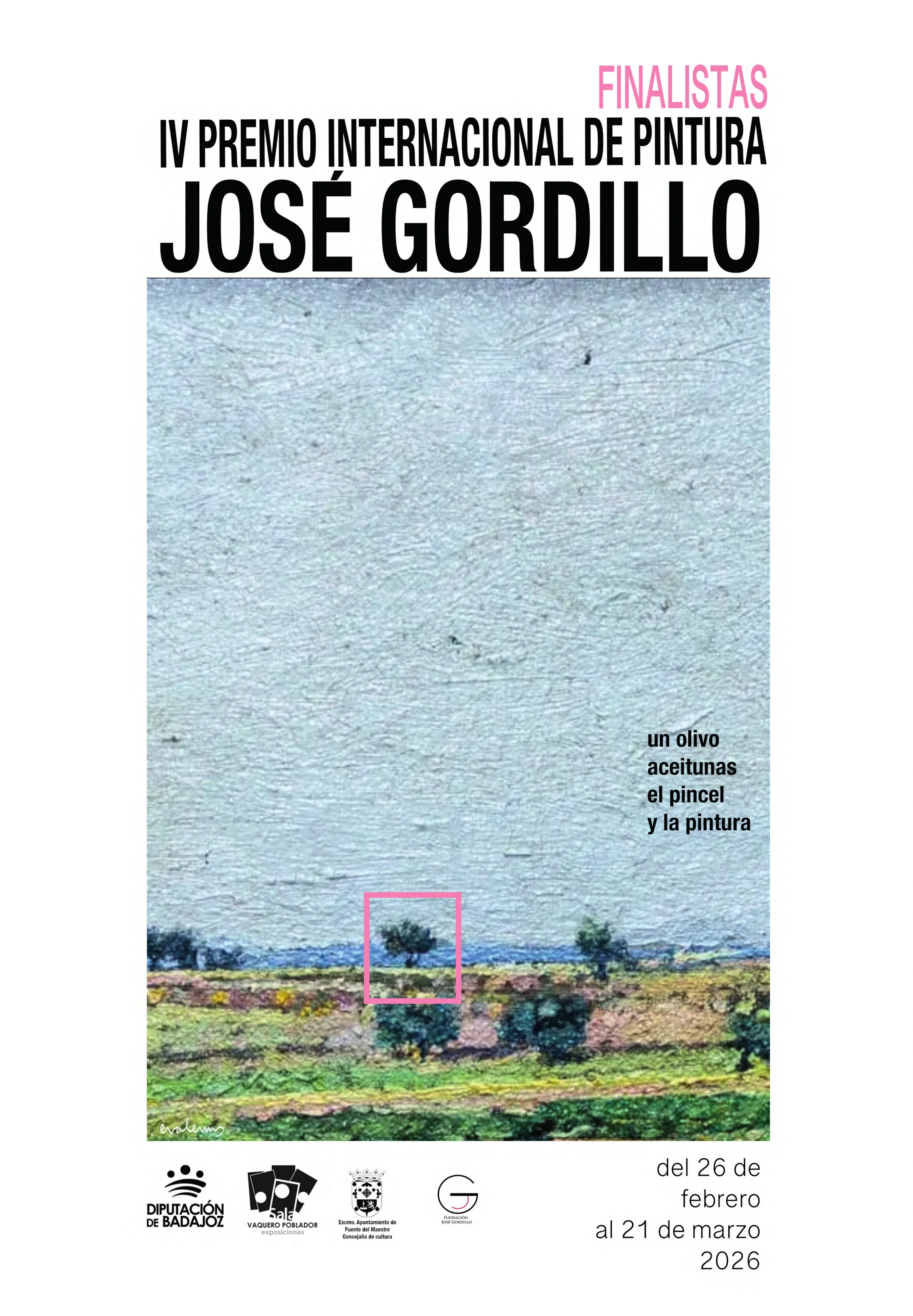 inalistas del IV Premio Internacional de Pintura José Gordillo